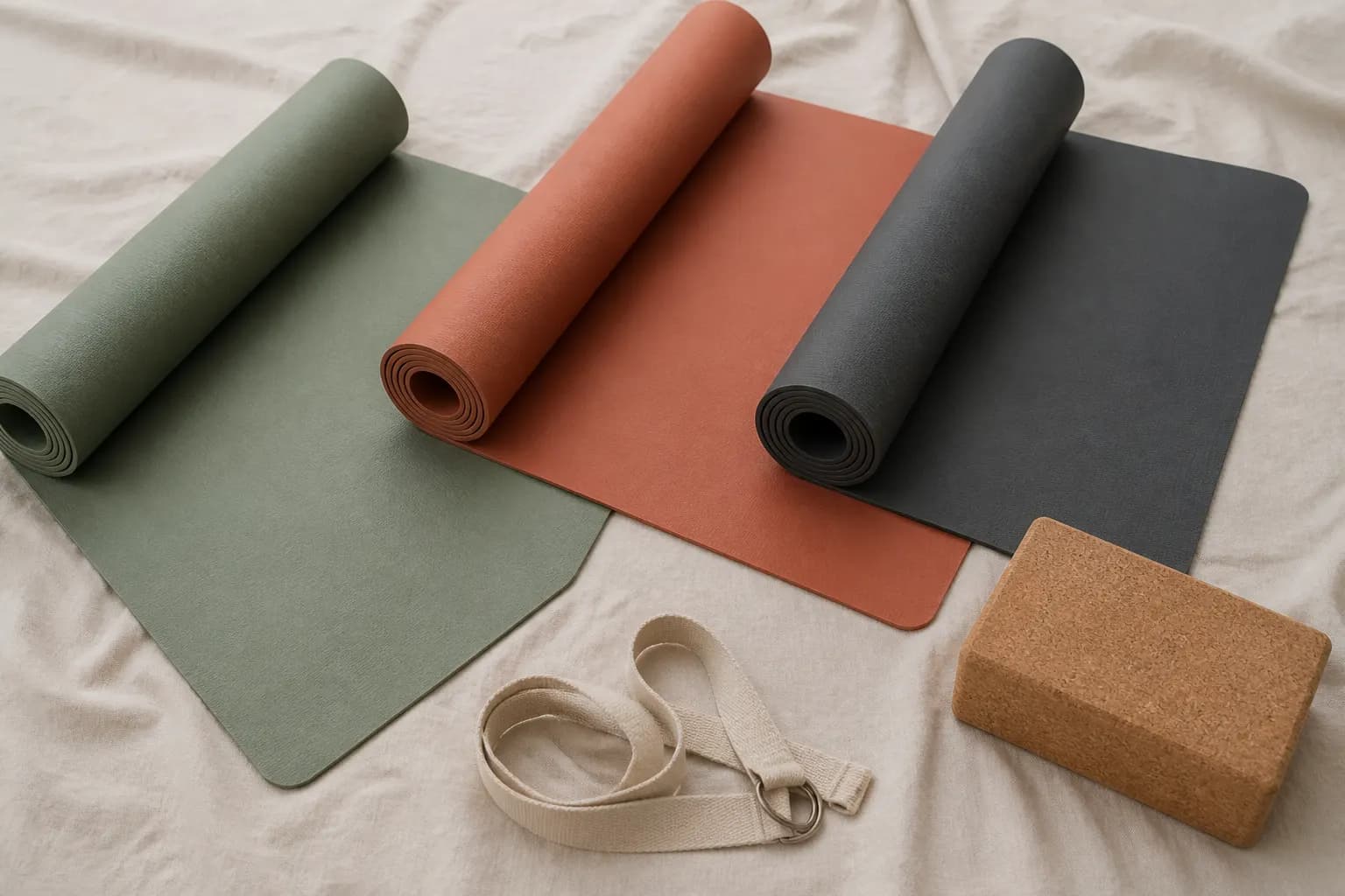 Tapis et équipement pour débuter le vinyasa chez soi