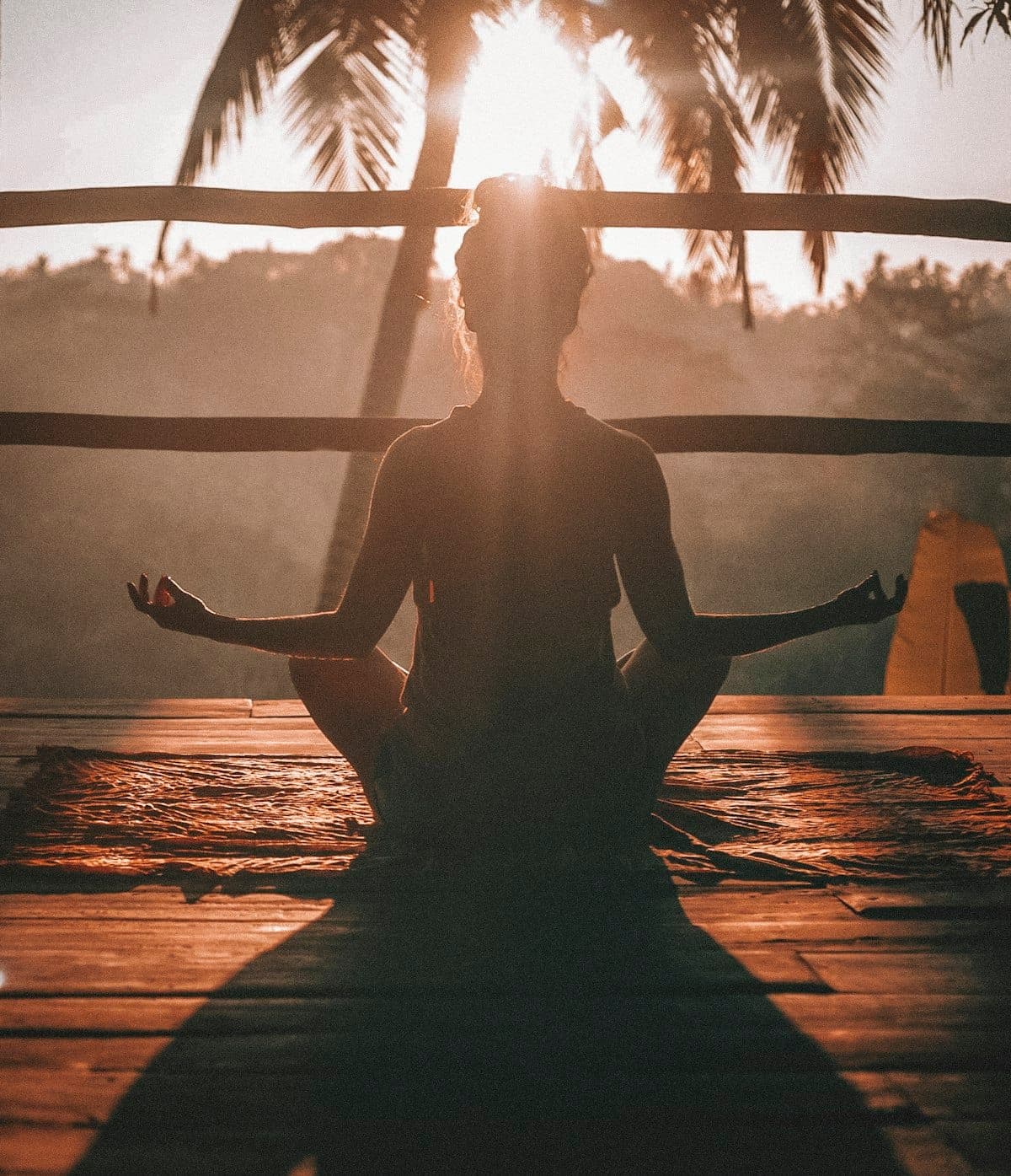 Pratique du hatha yoga dans un studio